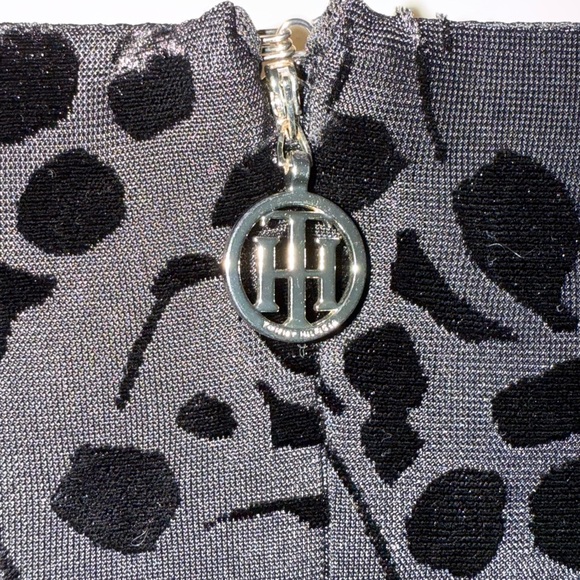 Tommy Hilfiger Velvet Pattern Dress Size 10 - Picture 8 of 9